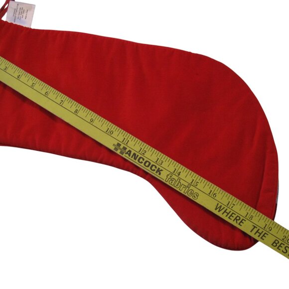 Disney Mickey Mouse Needlepoint Stocking Santa Hat Wish Upon a Star Vintage 19" - Picture 4 of 4